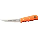 Knives of Alaska Professional Boning Knife Fixed Blade Knife 5" Boning D2 Bead Blasted Blade SureGrip Handle Orange - Knives Of Alaska