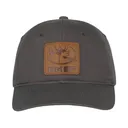 RMEF Men's Logo Leather Patch Hat Gray One Size Fits Most - Rmef