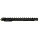 Precision Hardcore Gear Tru Level 1-Piece Picatinny Scope Base Remington 700 Short Action with Integral Bubble Level Matte Black - Precision Hardcore Gear