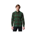 Columbia Men's Pitchstone Heavyweight Flannel Shirt Greenscape Macro Buffalo Tartan Medium - Columbia
