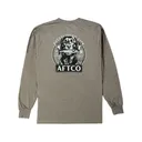 AFTCO Men's On The Road Long Sleeve T Shirt Bungee Cord Heather 2XL - Aftco