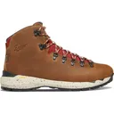 Danner Men's Mountain 600 Evo GTX 4.5" Waterproof Hiking Boots Leather Mocha Brown/Rhodo Red 10.5 D - Danner