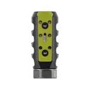 MDT Comp 4 Port Muzzle Brake 6mm 5/8"-24 Thread Steel Nitride Green - Mdt