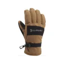Carhartt Men's Knit Cuff Waterproof Insulated Gloves Brown/Black XL - Carhartt
