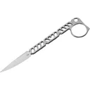 Boker Knives Sigurd 42 Fixed Blade Knife 2.17" Drop Point D2 Stonewashed Blade Steel Handle Steel Stonewash - Boker