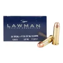 Speer Lawman Cleanfire 38 Special +P Ammo 158 Grain Full Metal Jacket Box of 50 - Speer