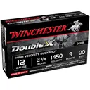 Winchester Double X 12 Gauge Ammo 2-3/4" #00 Buckshot 9 Pellets Case of 250 (50 Boxes of 5) - Winchester