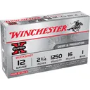 Winchester Super X 12 Gauge Ammo 2-3/4" #1 Buckshot 16 Pellets Case of 250 (50 Boxes of 5) - Winchester
