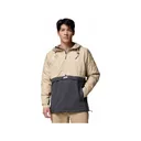 Columbia Men's PFG Uncharted II Anorak Jacket Ancient Fossil/Shark Large - Columbia