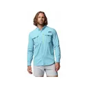 Columbia Men's Bahama Elite Long Sleeve Shirt Vintage Blue XL - Columbia