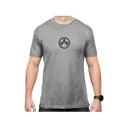 Magpul Men's Icon Logo CVC Short Sleeve Crew Neck T Shirt Stone Gray Heather 3XL - Magpul Industries
