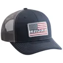 Leupold Men's Low Profile Flag Trucker Hat Navy/Gray One Size Fits Most - Leupold