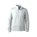Smartwool Men's Active Fleece Wind Quarter Zip Shirt Storm Gray Large - Smartwool