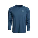 Vortex Optics Men's Weekend Rucker Long Sleeve Crew Neck T Shirt Dark Blue Large - Vortex Optics