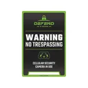 TACTACAM Defend No Trespassing Sign 3PK - Tactacam