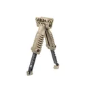 FAB Defense Gen 2 Vertical Foregrip with Quick Release Integrated Bipod Flat Dark Earth - FAB Defense