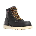 Danner Men's Bull Run Moc Toe 6" Work Boots Leather Black 9 EE - Danner