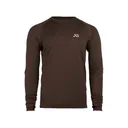 First Lite Men's Wick Long Sleeve Base Layer Shirt Terra Large - First Lite