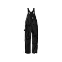 Carhartt Men's Super Dux Relaxed Fit Insulated Bibs Black Large Tall - Carhartt