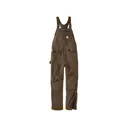 Carhartt Men's Super Dux Relaxed Fit Insulated Bibs Coffee Large - Carhartt
