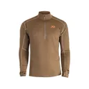 First Lite Men's Kiln Quarter Zip Base Layer Shirt Dry Earth XL - First Lite