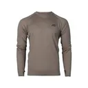 First Lite Men's Wick Long Sleeve Base Layer Shirt Walnut XL - First Lite