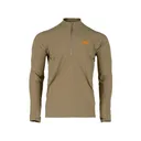 First Lite Men's Trace Quarter Zip Shirt Dry Earth XL - First Lite