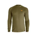 First Lite Men's Wick Long Sleeve Base Layer Shirt Conifer Large - First Lite