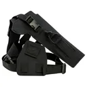 Cole-Tac Varmint Wrangler Chest Holster Right Hand Browning Buck Mark, Ruger Mark I, II, III, IV, S&W M&P Rimfire Nylon Black - Cole-TAC