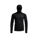 Sitka Gear Men's Core 330 Long Sleeve Hoodie Merino Wool Base Layer Shirt Sitka Black Medium - Sitka Gear