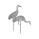 GHG Pro-Grade Sandhill Crane Feeder Pair Fullbody Decoy 2PK - Greenhead Gear