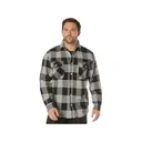 Rothco Men's Extra Heavyweight Flannel Shirt Gray Plaid Large - Rothco