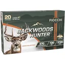 Fiocchi Backwoods Hunter 270 Winchester Ammo 130 Grain Solid Hollow Point Lead Free Box of 20 - Fiocchi Ammo