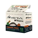 Migra Funeral Pack 12 Gauge Ammo 3" #2 and #4 Steel and Bismuth Shot 1-1/4 oz Box of 25 - Migra Ammo