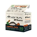 Migra Funeral Pack 20 Gauge Ammo 3" #2 and #4 Steel Shot 1 oz Box of 25 - Migra Ammo