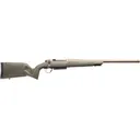 Christensen Arms Evoke Bolt Action Rifle 375 H&H Magnum 22" Smoked Bronze Cerakote Threaded Barrel Smoked Bronze Cerakote Frame Green Field Stock - Christensen Arms
