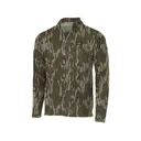Muddy Outdoors Men's DV8 Quest Midweight Quarter Zip Shirt Mossy Oak Bottomland Medium - Muddy Outdoors