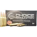 Choice 25 Creedmoor Ammo 115 Grain Barnes Triple-Shock X Solid Hollow Point Lead Free Box of 20 - Choice Ammunition
