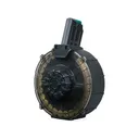 Black River Manufacturing Drum Magazine for MKA 1919, Iver Johnson Stryker 12 Gauge 30-Round Polymer Black - Black River Manufacturing