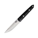 Bark River Knives Kwaiken Fixed Blade Knife 4.25" Drop Point CPM S35VN Satin Blade Canvas Micarta Handle Black - Bark River Knives