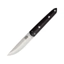 Bark River Knives Kwaiken Fixed Blade Knife 4.25" Drop Point CPM S35VN Satin Blade Canvas Micarta Handle Burgundy - Bark River Knives