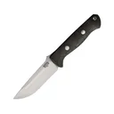 Bark River Knives Bravo 1 Fixed Blade Knife 4.25" Drop Point A2 Matte Blade Canvas Micarta Handle Green - Bark River Knives