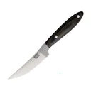 Bark River Knives Bitter Root Caper Fixed Blade Knife 3.25" Caping 154CM Satin Blade Canvas Micarta Handle Black/Green - Bark River Knives