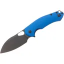 GiantMouse ACE Biblio XL Pocket Knife 3.2" Drop Point Vanadis 4 Extra Black Blade G-10 Handle Blue - Giantmouse