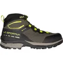 La Sportiva Men's TX Hike Mid GMen's TX Waterproof Hiking Boots Synthetic Black/Lime Punch 14 D - La Sportiva