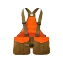 Filson Mesh Game Bag Hunting Vest Dark Tan/Blaze Orange Regular - Filson