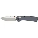 Buck Knives 791 Range Elite Pocket Knife 3.375" Drop Point CPM MagnaCut Satin Blade Aluminum Handle Gray - Buck Knives