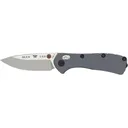 Buck Knives 790 Mini Range Elite Pocket Knife 2.625" Drop Point CPM MagnaCut Satin Blade Aluminum Handle Gray - Buck Knives