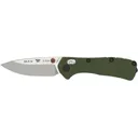 Buck Knives 790 Mini Range Elite Pocket Knife 2.625" Drop Point CPM MagnaCut Satin Blade Aluminum Handle Green - Buck Knives