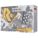 Rio Royal Buck 12 Gauge Ammo 2-3/4" #00 Buckshot 9 Pellets Case of 250 (50 Boxes of 5) - Rio Ammo